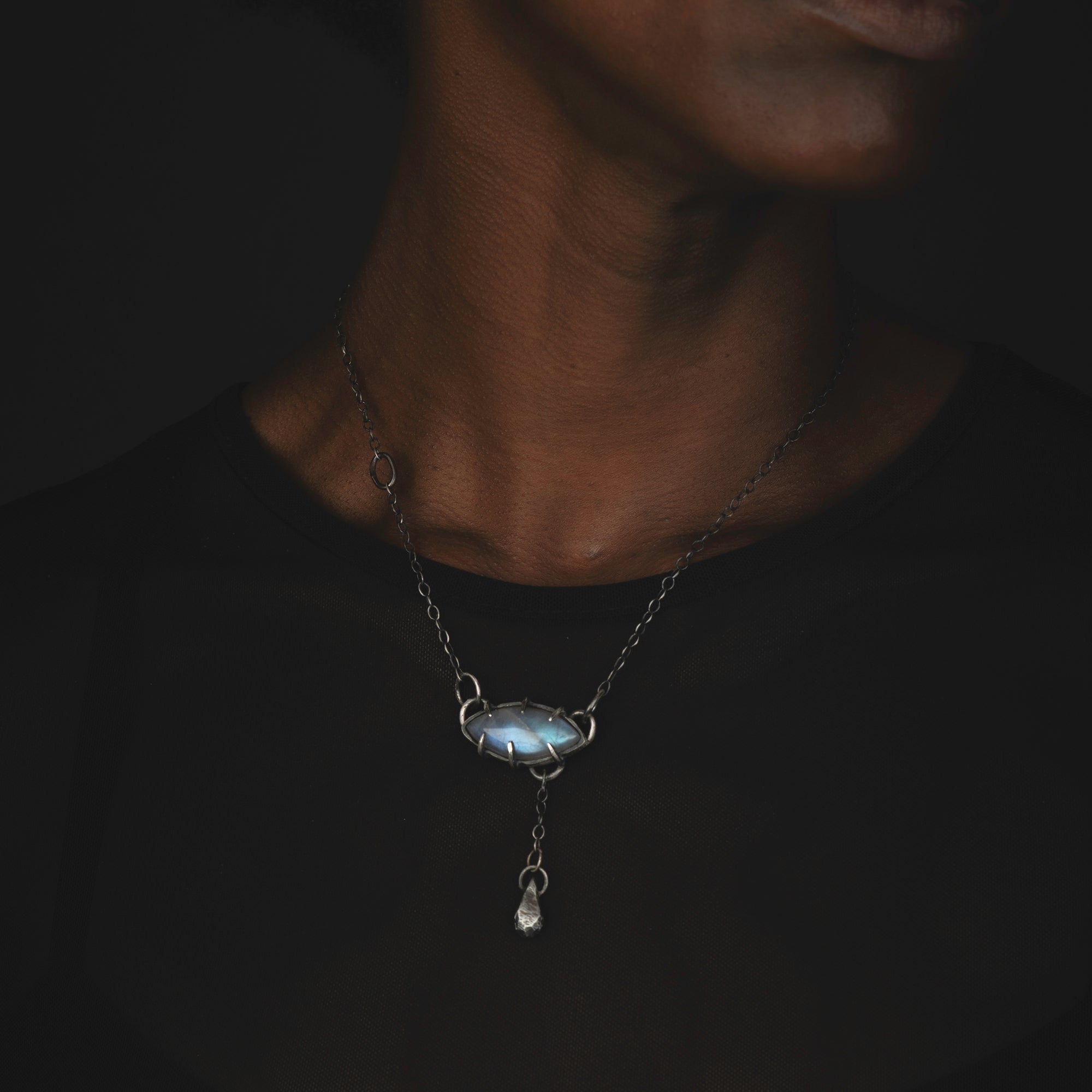 Crush Me Necklace // Labradorite