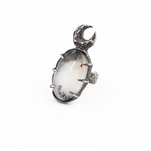 Interlude Ring // Dendritic Opal