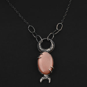 All B*tches Die Necklace// Sunstone
