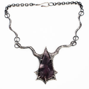 Flies Necklace // Amethyst