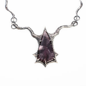 Flies Necklace // Amethyst