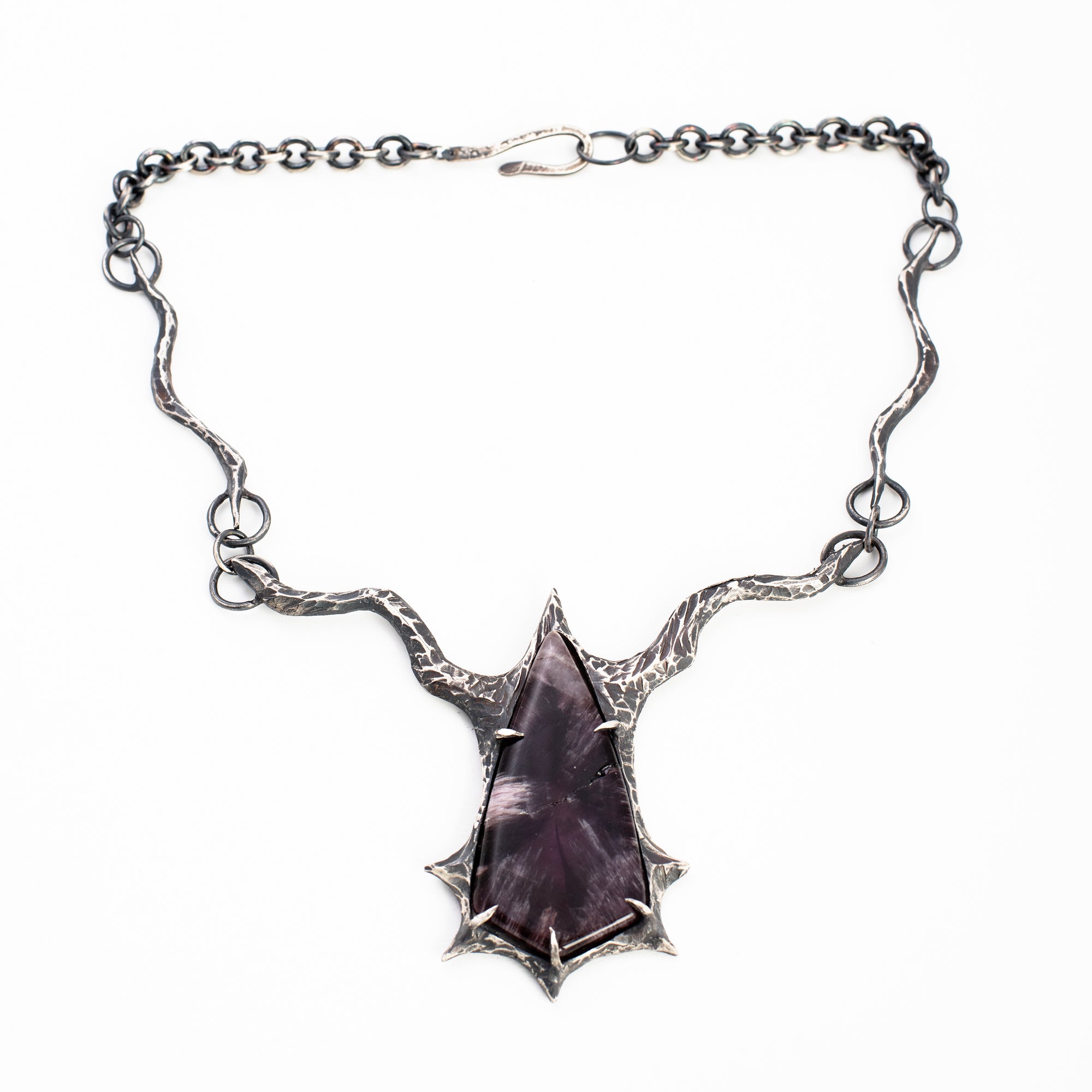 Flies Necklace // Amethyst